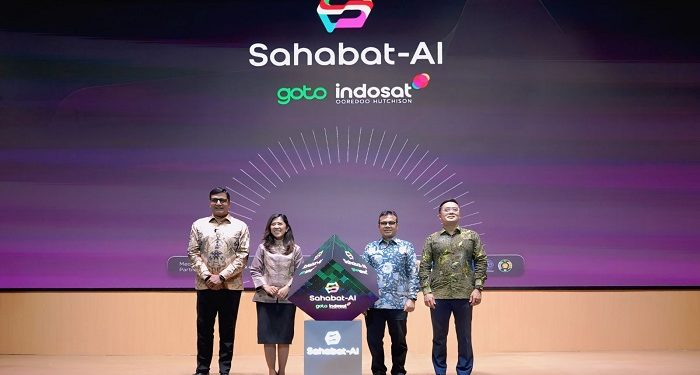 Terobosan Sahabat-AI Berkapasitas 70 Miliar Parameter Dipimpin Indosat dan GoTO