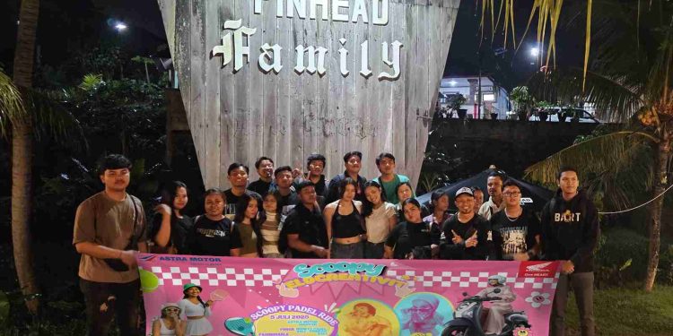 Gas Bareng Komunitas Scoopy Penuh Gaya dan Kreativitas di Gianyar