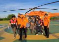 Evakuasi Helikopter Selamatkan Pendaki Denmark yang Terjatuh di Rinjani