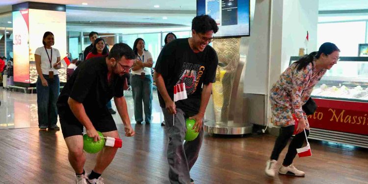 Perayaan HUT RI ke-80 yang Unik di Bandara Internasional Ngurah Rai
