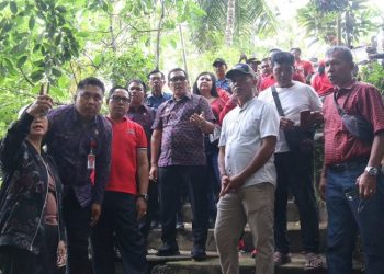 Tinjau Lokasi Bencana Pemkab Tabanan Serahkan Bantuan untuk Korban Cuaca Ekstrem