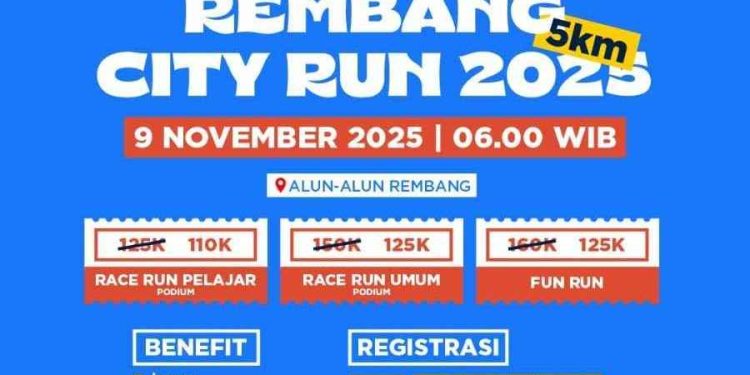 Rembang City Run 2025: Meningkatkan Pariwisata Olahraga dan Ekonomi Lokal