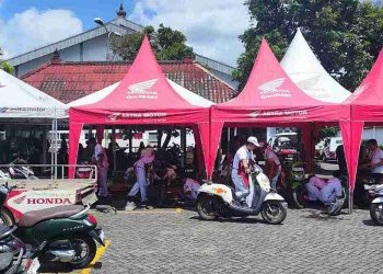 Tangani Ribuan Motor Korban Banjir di Bali oleh Astra Motor