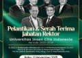 Estafet Kepemimpinan Berlanjut: Prof Asep Saefuddin Resmi Jabat Rektor 2025–2029