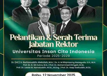 Estafet Kepemimpinan Berlanjut: Prof Asep Saefuddin Resmi Jabat Rektor 2025–2029