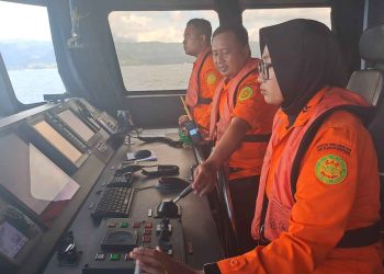 Keamanan Nataru, KN SAR Arjuna 229 Sisir Perairan Bali Saat Gelombang Tinggi