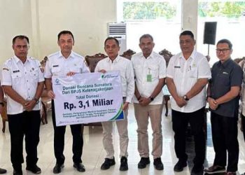 Bantuan Kemanusiaan Rp3,1 Miliar untuk Pemulihan Sumatera dari Karyawan BPJS Ketenagakerjaan