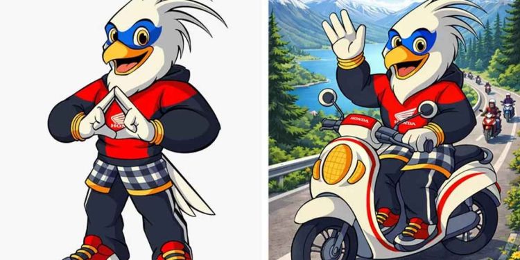 Perkenalan Logo Baru dan Maskot JAGER oleh Fans Honda Bali di Astra Motor Bali