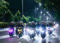 Komunitas Bali Rayakan Peluncuran All New Vario 125 dengan Night Ride
