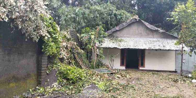 Hujan Lebat dan Angin Kencang Terjang Sleman, Puluhan Rumah dan Fasilitas Terpapar Kerusakan